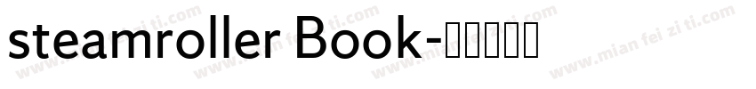 steamroller Book字体转换